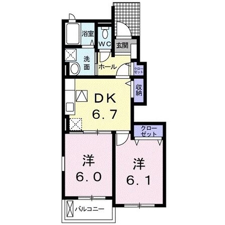 アクティフＤの物件間取画像